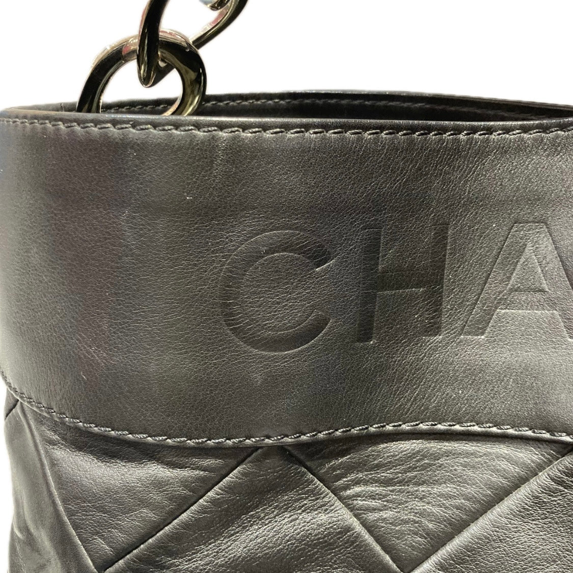 Chanel 2006-2008 Black Calfskin Tote Handbag