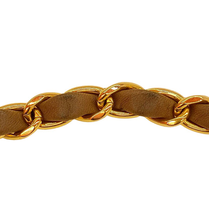 Chanel Brown Lambskin Classic Flap Micro Bum Belt Bag