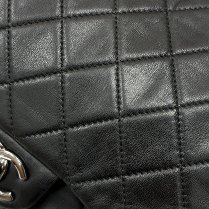 Chanel 2012-2013 Black Lambskin Large Hula Hoop Handbag