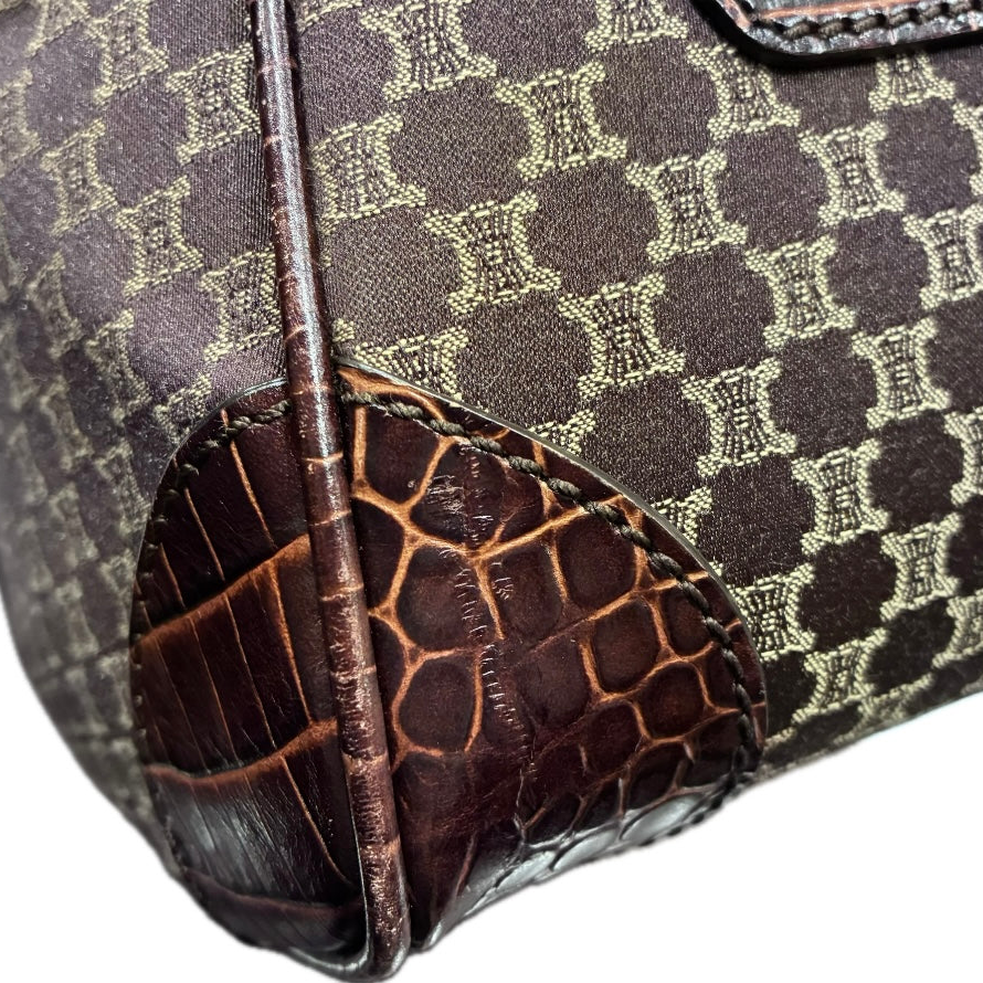 Celine * Brown Macadam Boogie Bag Handbag