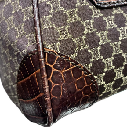 Celine * Brown Macadam Boogie Bag Handbag