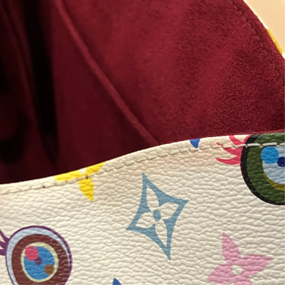 Louis Vuitton 2003 White Eye Love Monogram Sac Retro GM Handbag M92053