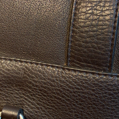 Prada Dark Brown Leather Handbag