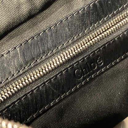 Chloe Black Leather Kerala Handbag