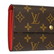 Louis Vuitton 2006 Monogram Groom Portefeuille Sarah Wallet M60034