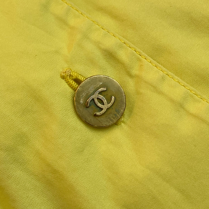 Chanel Blouse Shirt Yellow #36