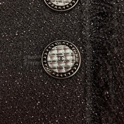 Chanel 2003 Single Breasted Jacket Black #34