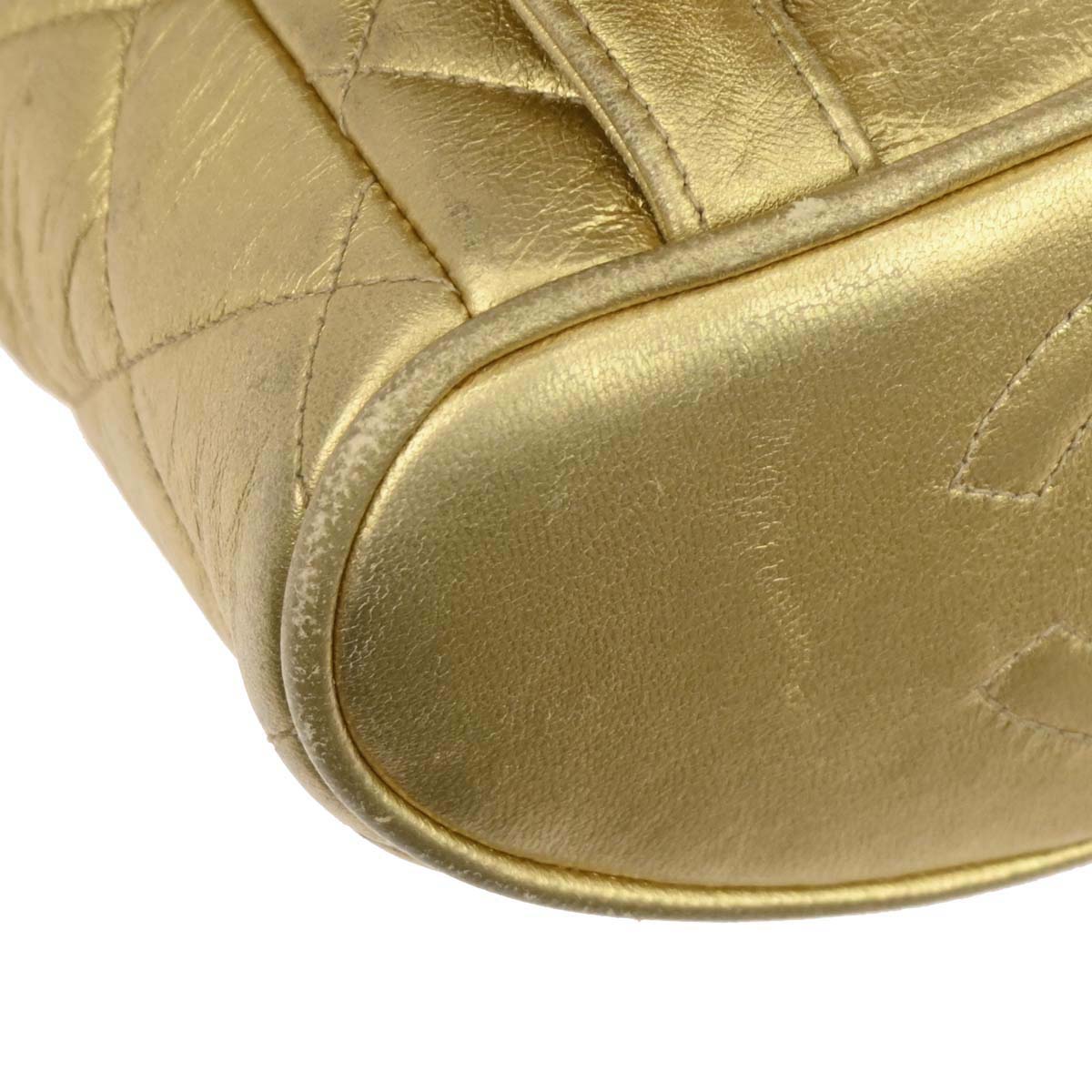 Chanel Gold Lambskin Duma Backpack Small