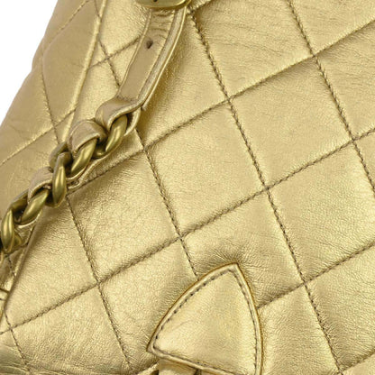 Chanel Gold Lambskin Duma Backpack Small