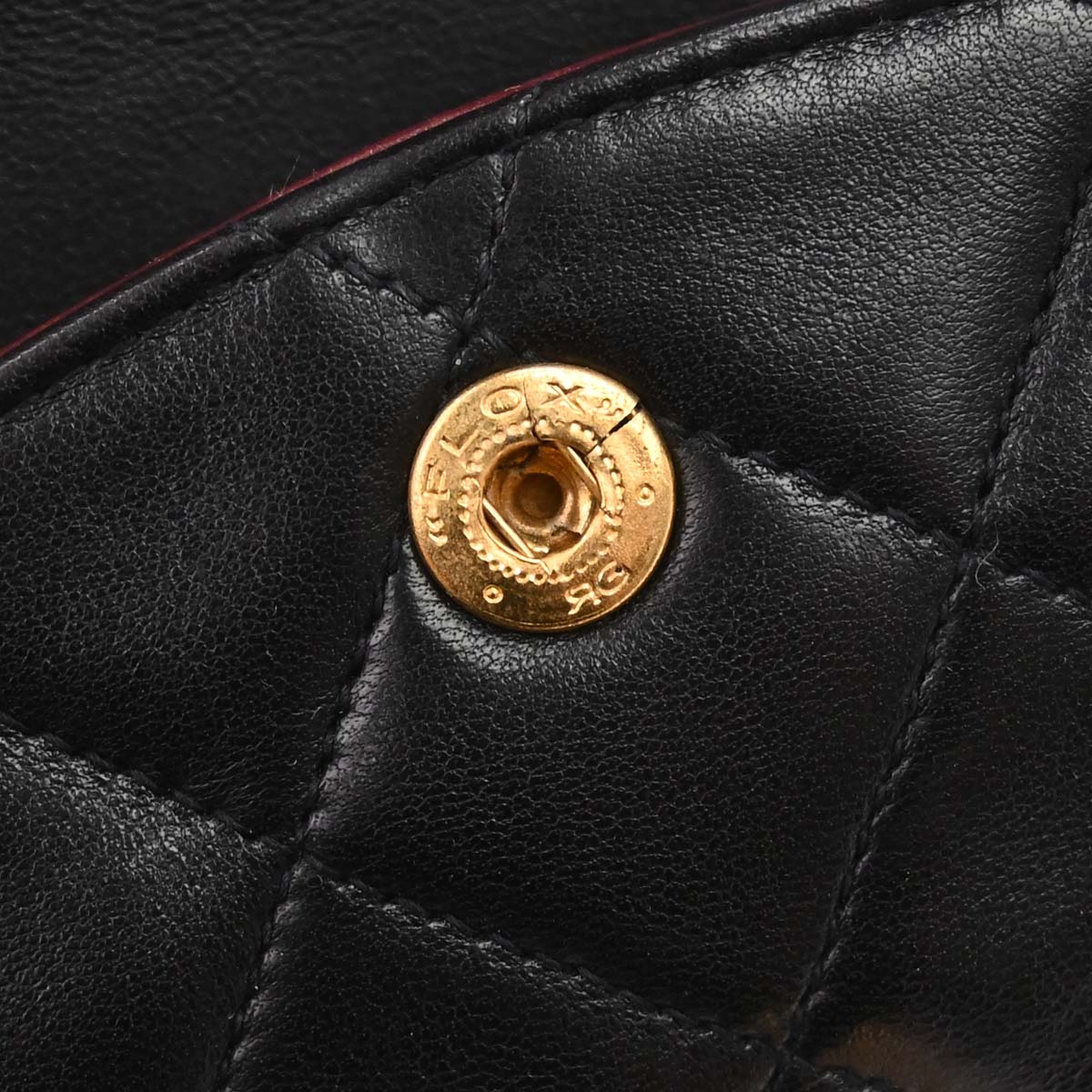 Chanel 1994-1996 Black Lambskin Medium Classic Double Flap Shoulder Bag