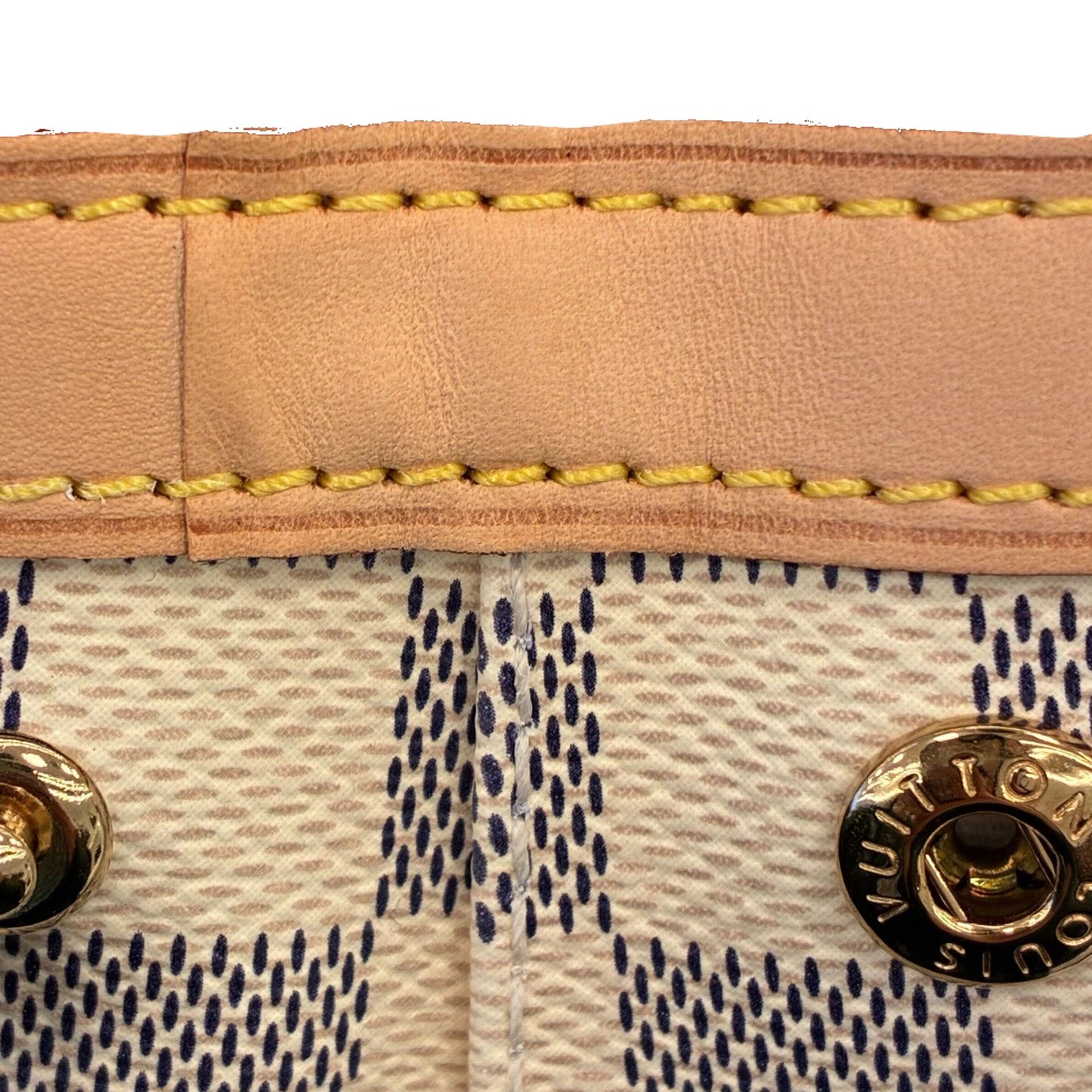 Louis Vuitton 2012 Damier Azur Hampstead PM Tote Handbag N51207