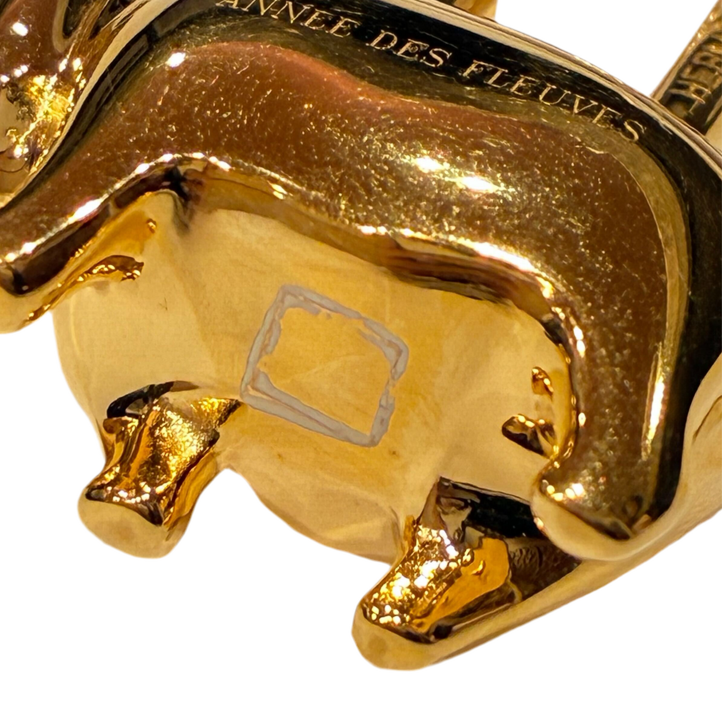 Hermes Grand fleuve Hippopotamus 2005 Cadena Small Good