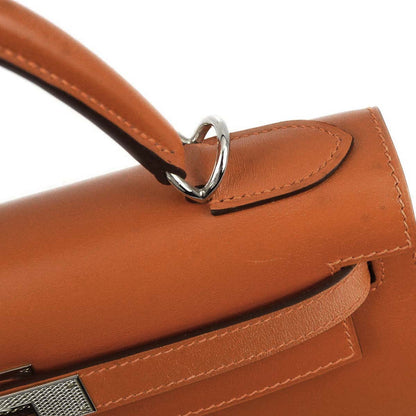 Hermes * 2004 Orange Box Calf Kelly 28 Sellier