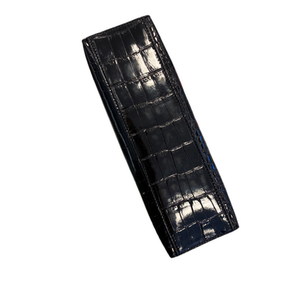 Hermes * 2013 Black Niloticus Pochette Kelly Handbag