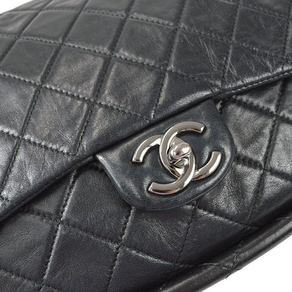 Chanel 2013-2014 Black Lambskin Large Hula Hoop Handbag