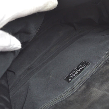 Chanel 2013-2014 Black Lambskin Large Hula Hoop Handbag