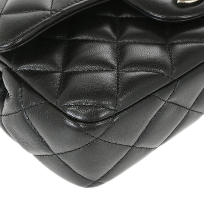 Chanel Black Lambskin Around the World Handbag