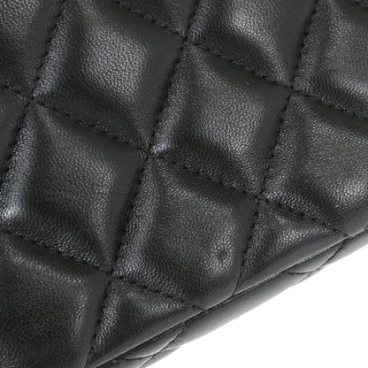 Chanel Black Lambskin Around the World Handbag