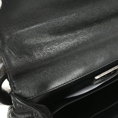 Chanel Black Lambskin Around the World Handbag