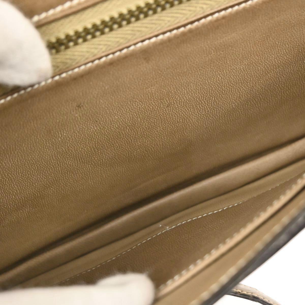 Hermes * Beige Crocodile Lydie Clutch Shoulder Bag