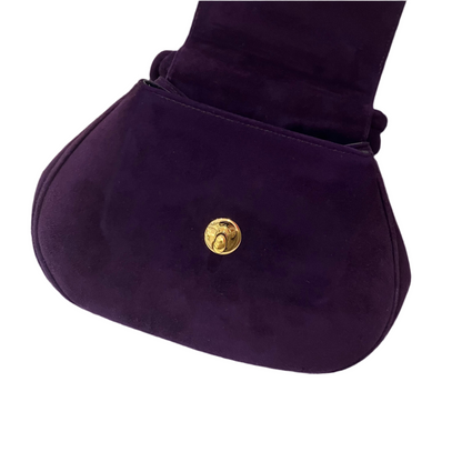 CHANEL * 1996-1997 Handbag Purple Suede