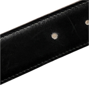 Hermes Black Box Calf Constance Reversible Belt #68 Small Good