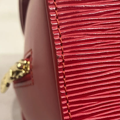 Louis Vuitton Red Epi Pont Neuf Handbag M52057