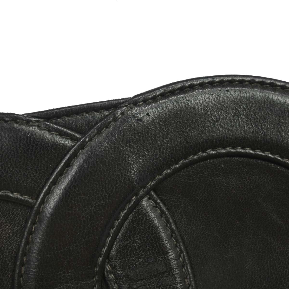 Chanel 1989-1991 Black Lambskin Jumbo CC Tassel Single Chain Shoulder Bag