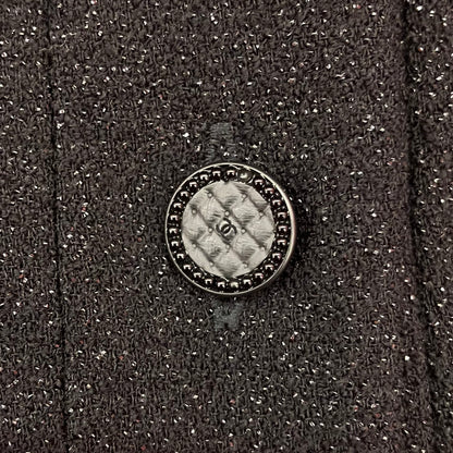 Chanel 2003 Single Breasted Jacket Black #34