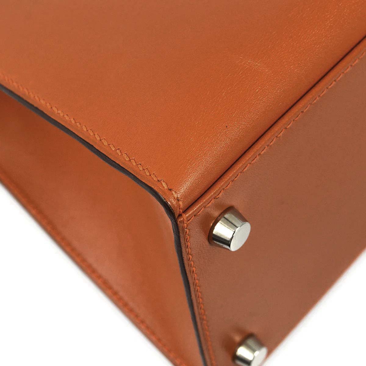 Hermes * 2004 Orange Box Calf Kelly 28 Sellier