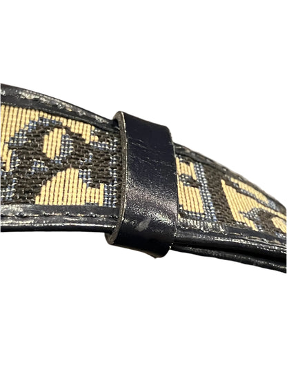 Christian Dior 1980s Trotter Belt #65