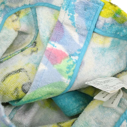 Chanel Flower Pattern Sleeveless Vest Jacket Light Blue Cotton