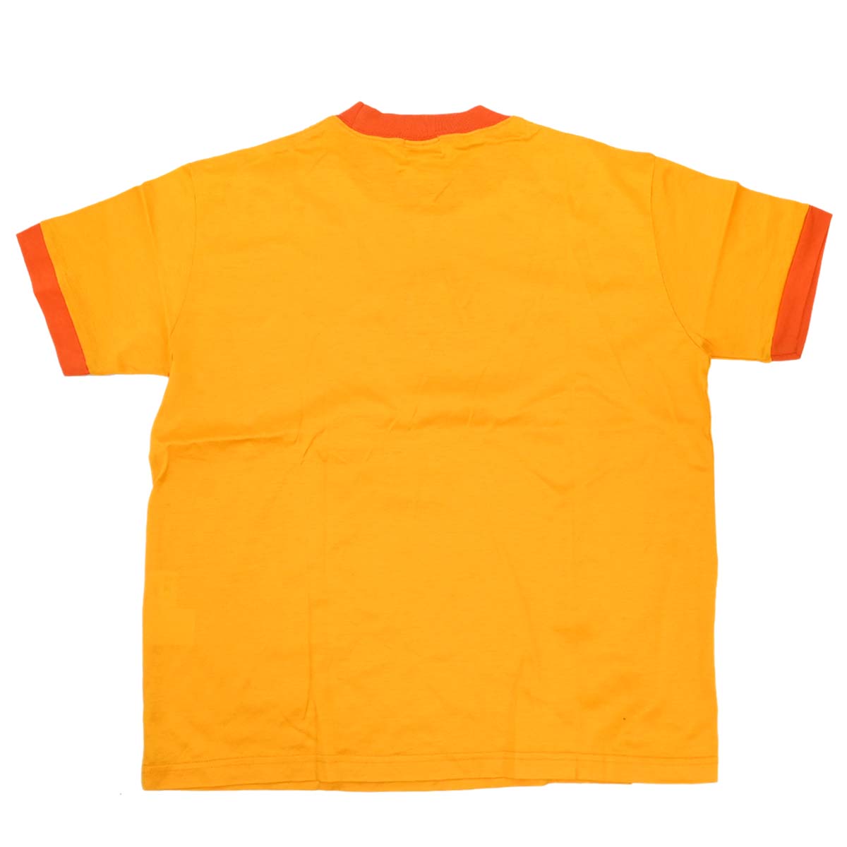 Yves Saint Laurent Logos Round Neck Short Sleeve Top Yellow #150