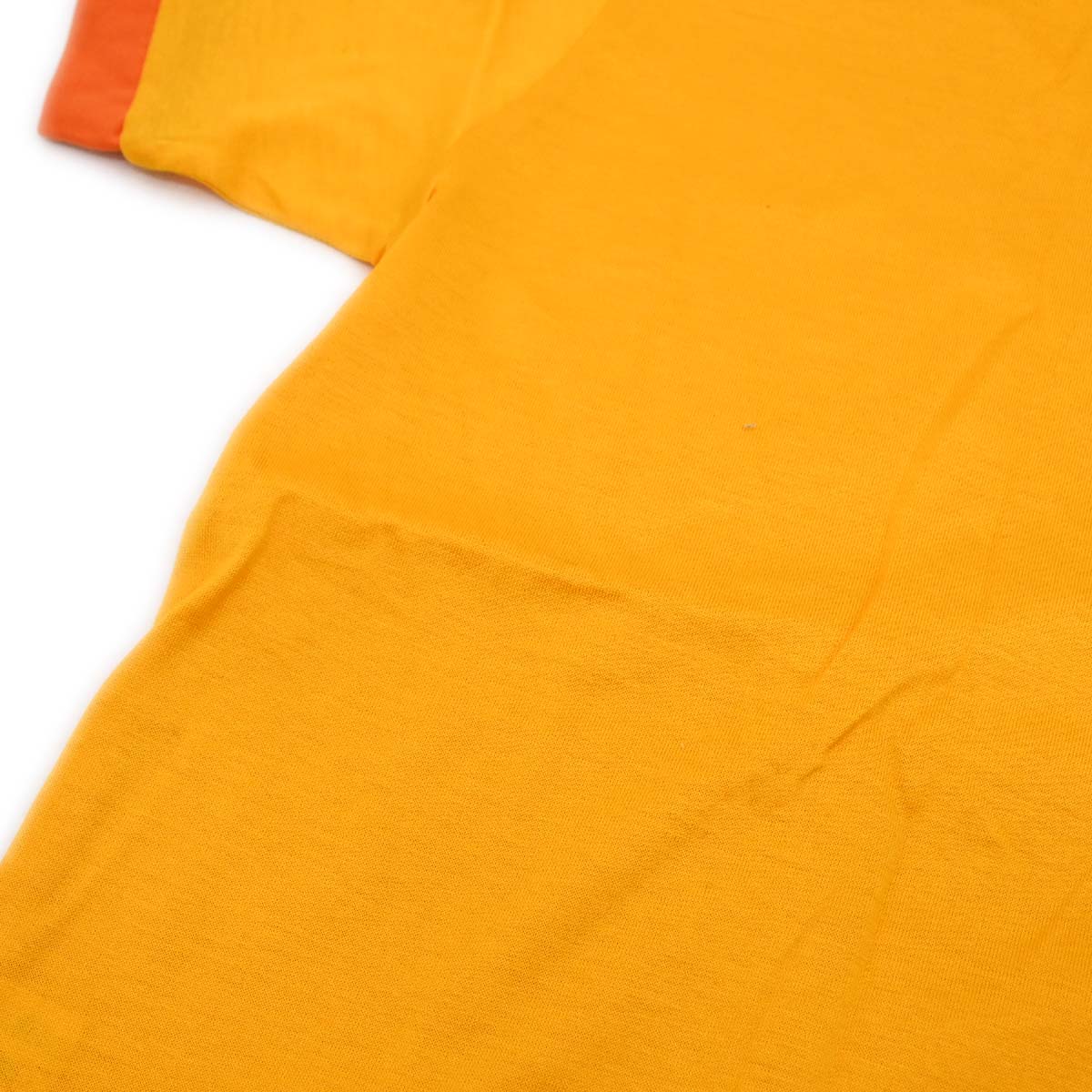Yves Saint Laurent Logos Round Neck Short Sleeve Top Yellow #150