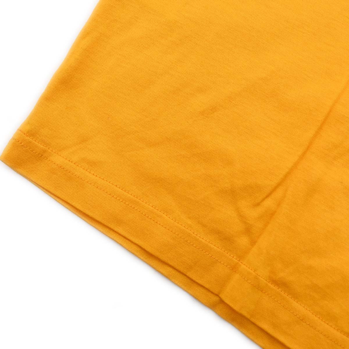 Yves Saint Laurent Logos Round Neck Short Sleeve Top Yellow #150