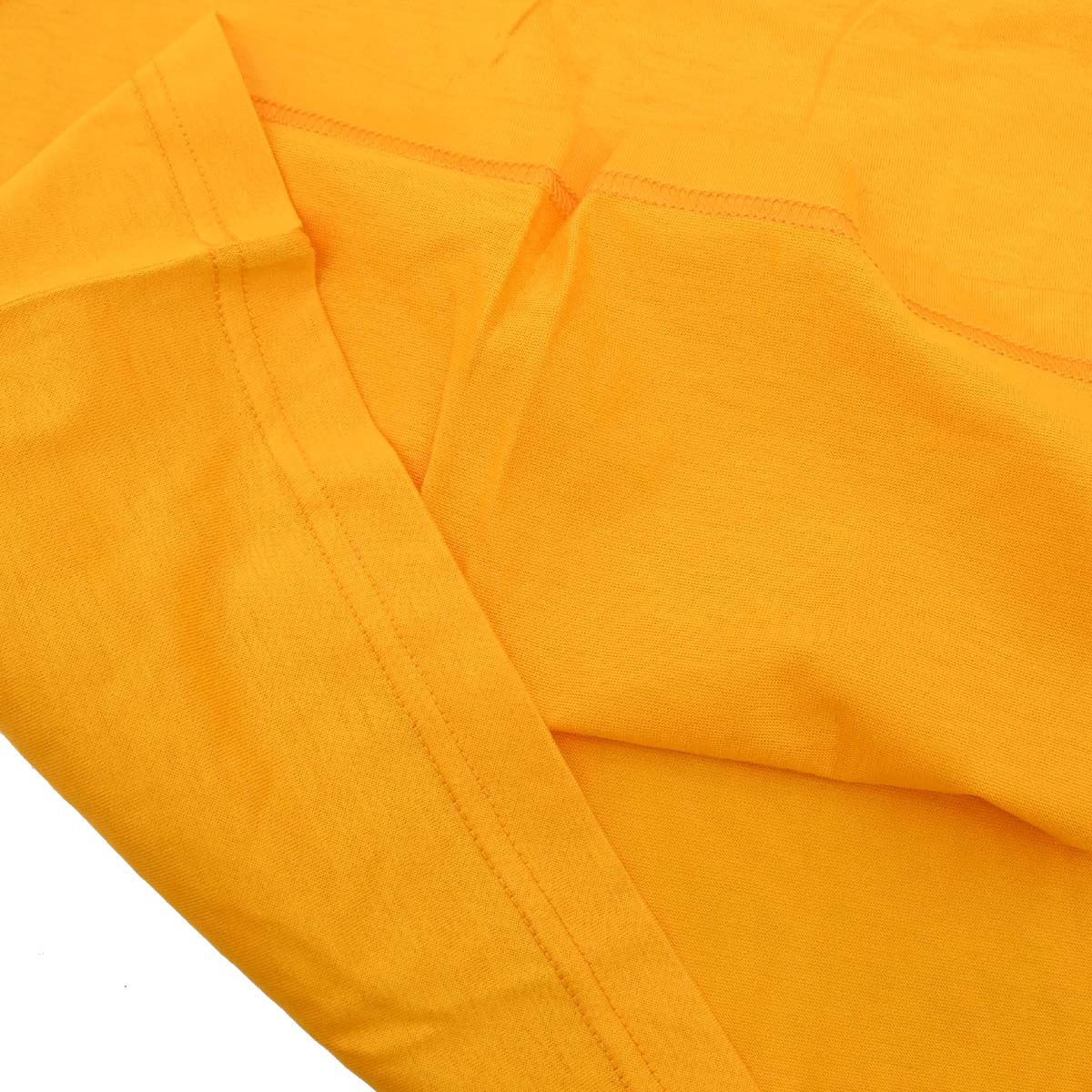 Yves Saint Laurent Logos Round Neck Short Sleeve Top Yellow #150