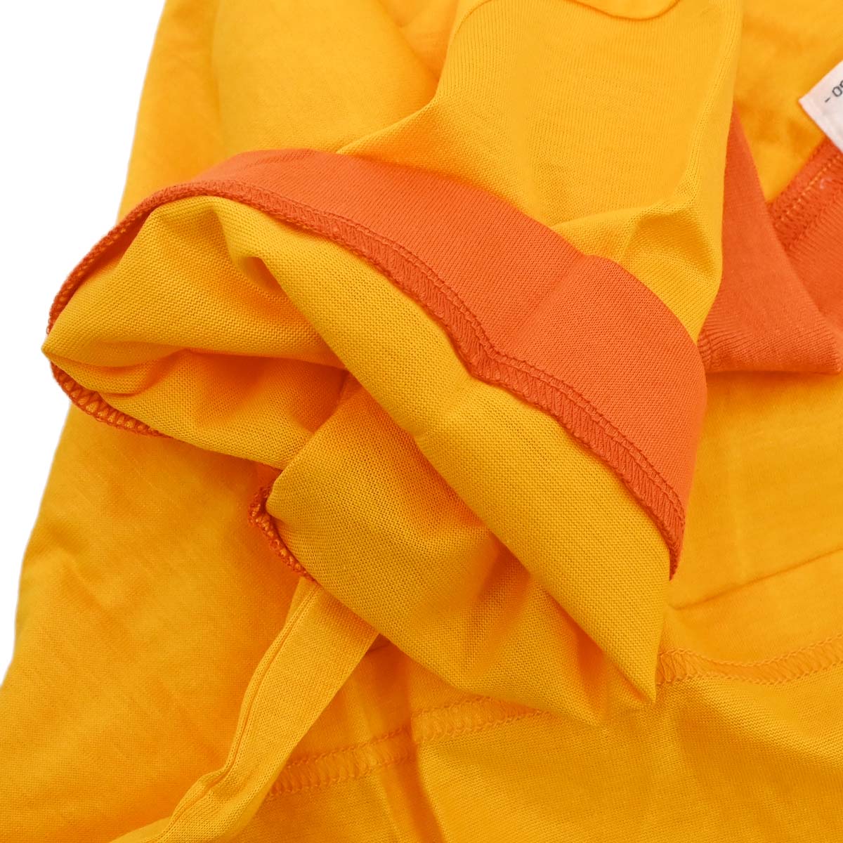 Yves Saint Laurent Logos Round Neck Short Sleeve Top Yellow #150