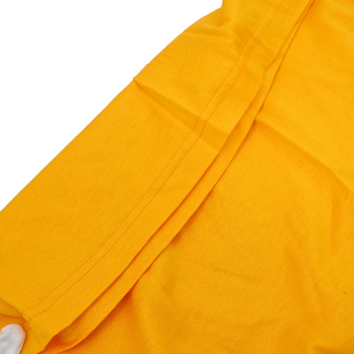 Yves Saint Laurent Logos Round Neck Short Sleeve Top Yellow #150