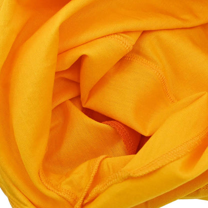 Yves Saint Laurent Logos Round Neck Short Sleeve Top Yellow #150