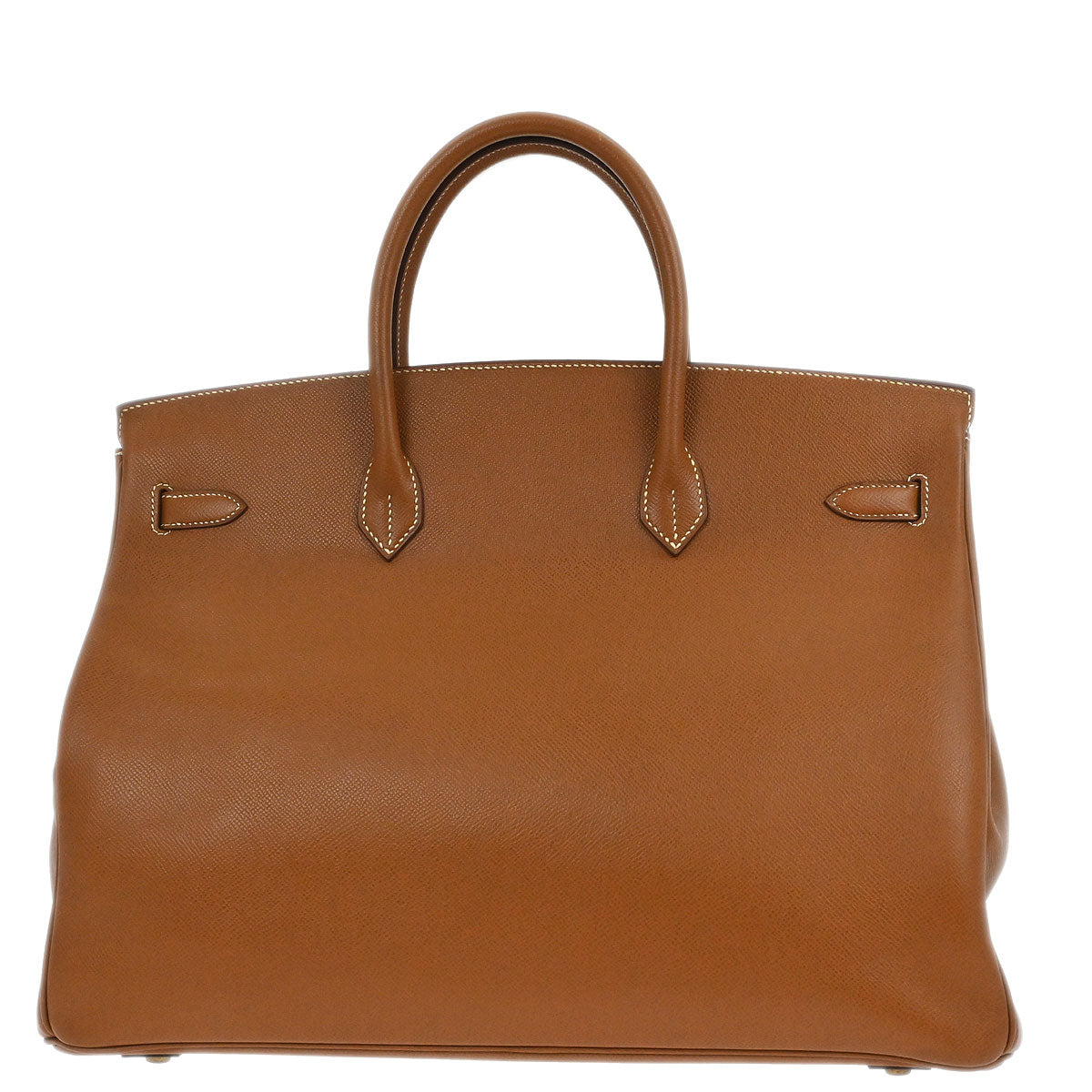 Hermes Gold Courchevel Birkin 40 Handbag