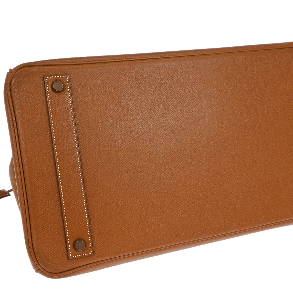 Hermes Gold Courchevel Birkin 40 Handbag