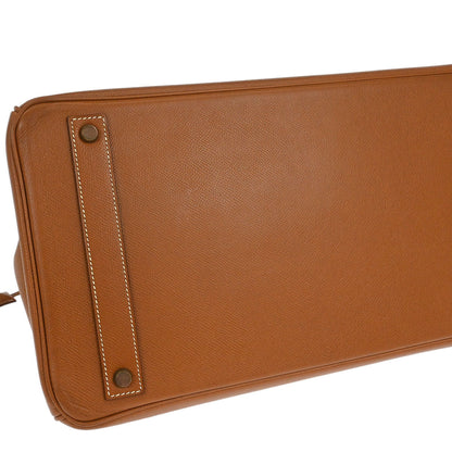 Hermes Gold Courchevel Birkin 40 Handbag