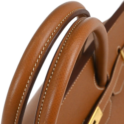 Hermes Gold Courchevel Birkin 40 Handbag