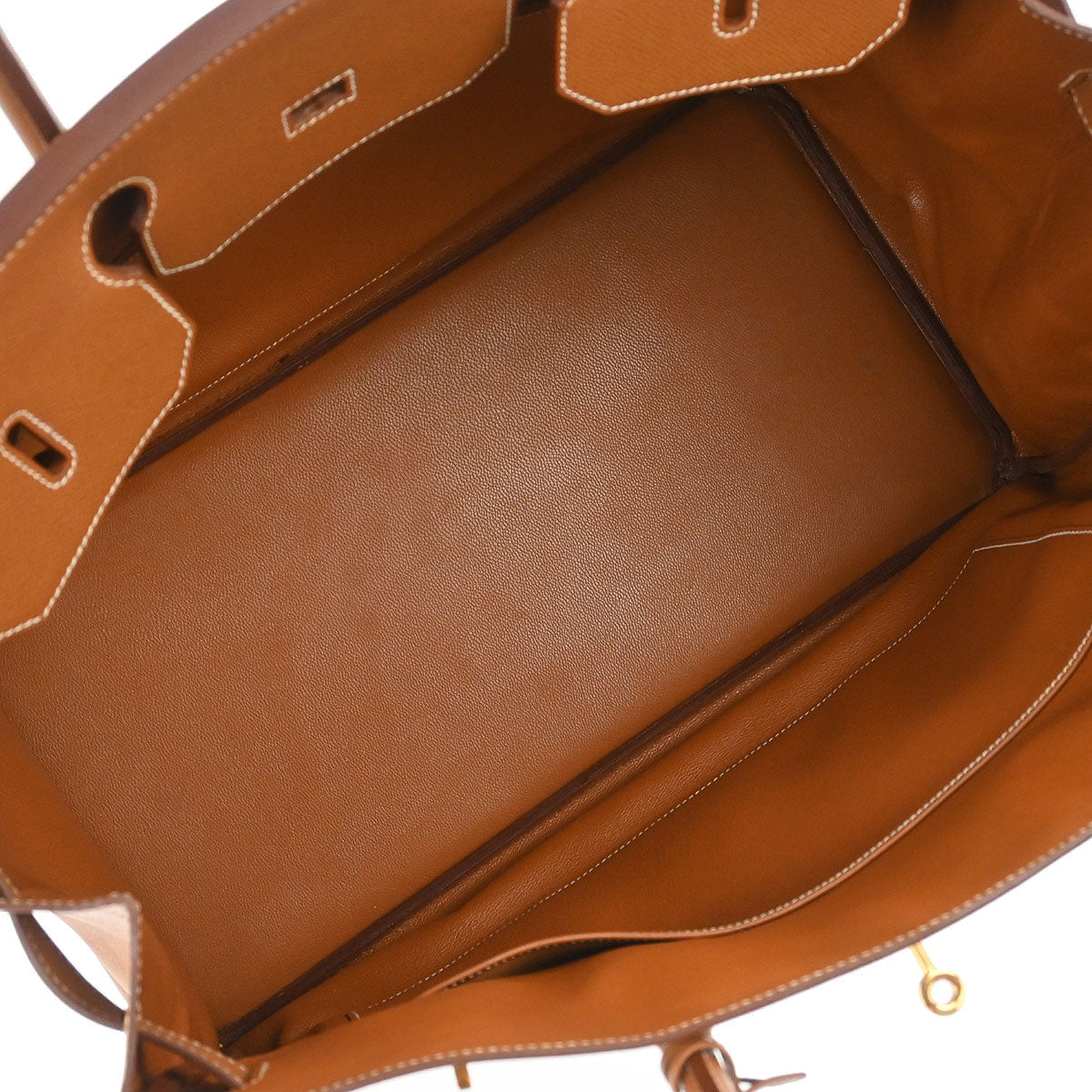 Hermes Gold Courchevel Birkin 40 Handbag