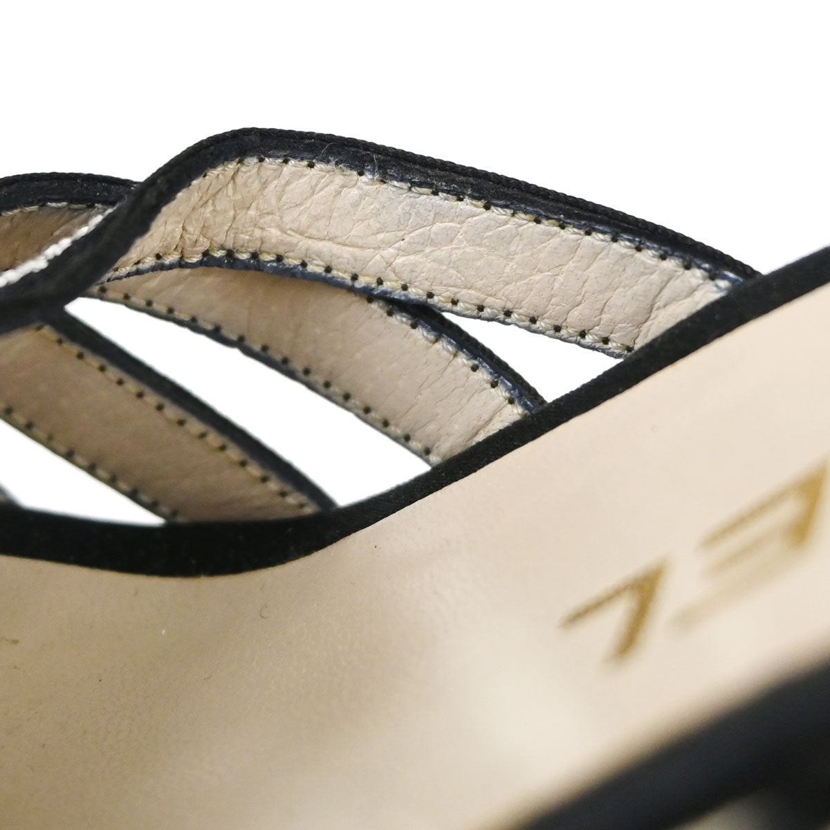 Chanel * Black Clear Canvas Acrylic Mules Shoes #36