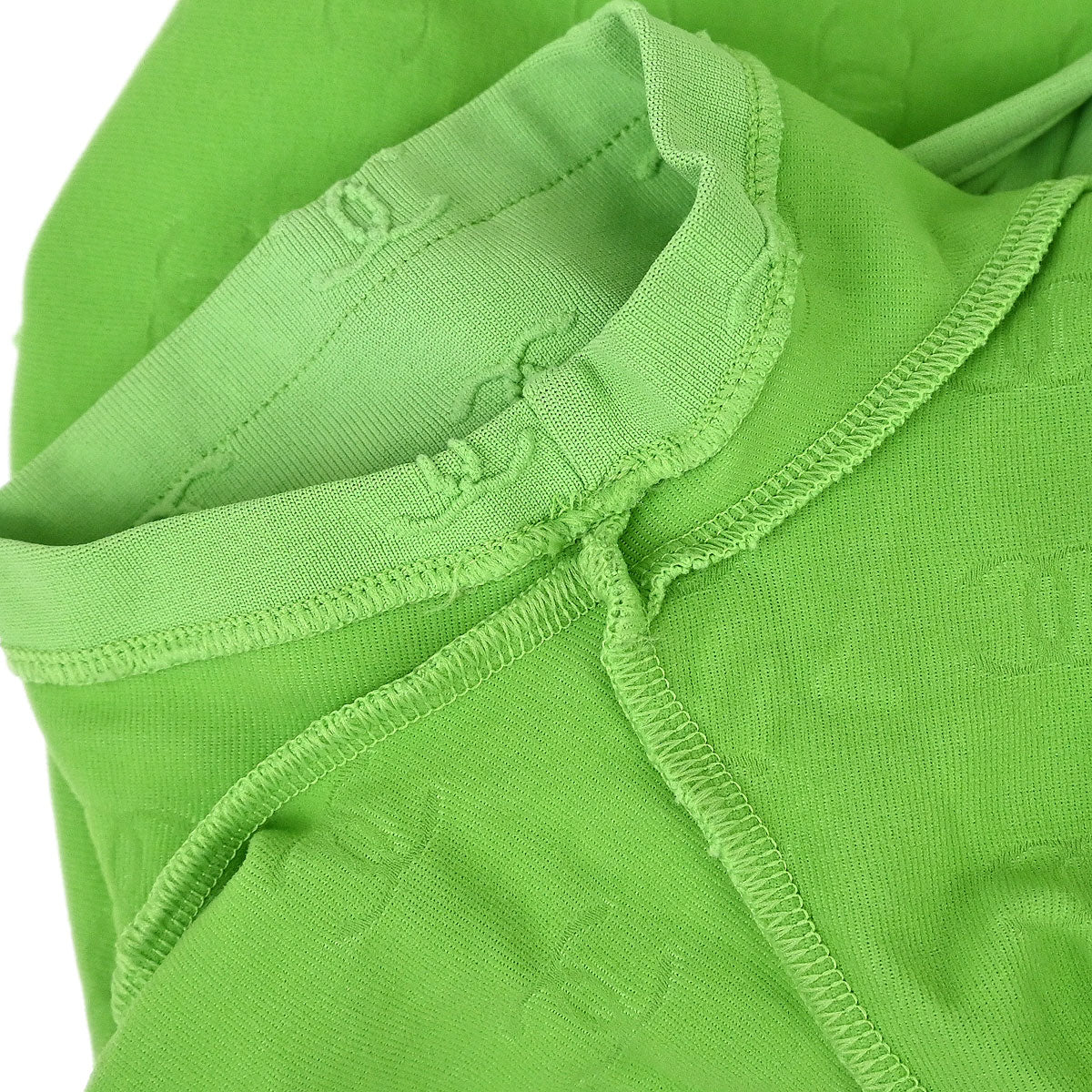 Chanel 1997 Cropped T-shirt Top Green #40