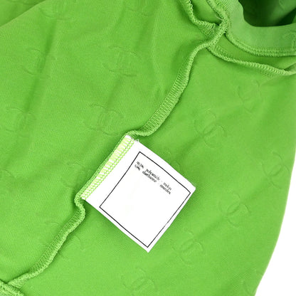 Chanel 1997 Cropped T-shirt Top Green #40