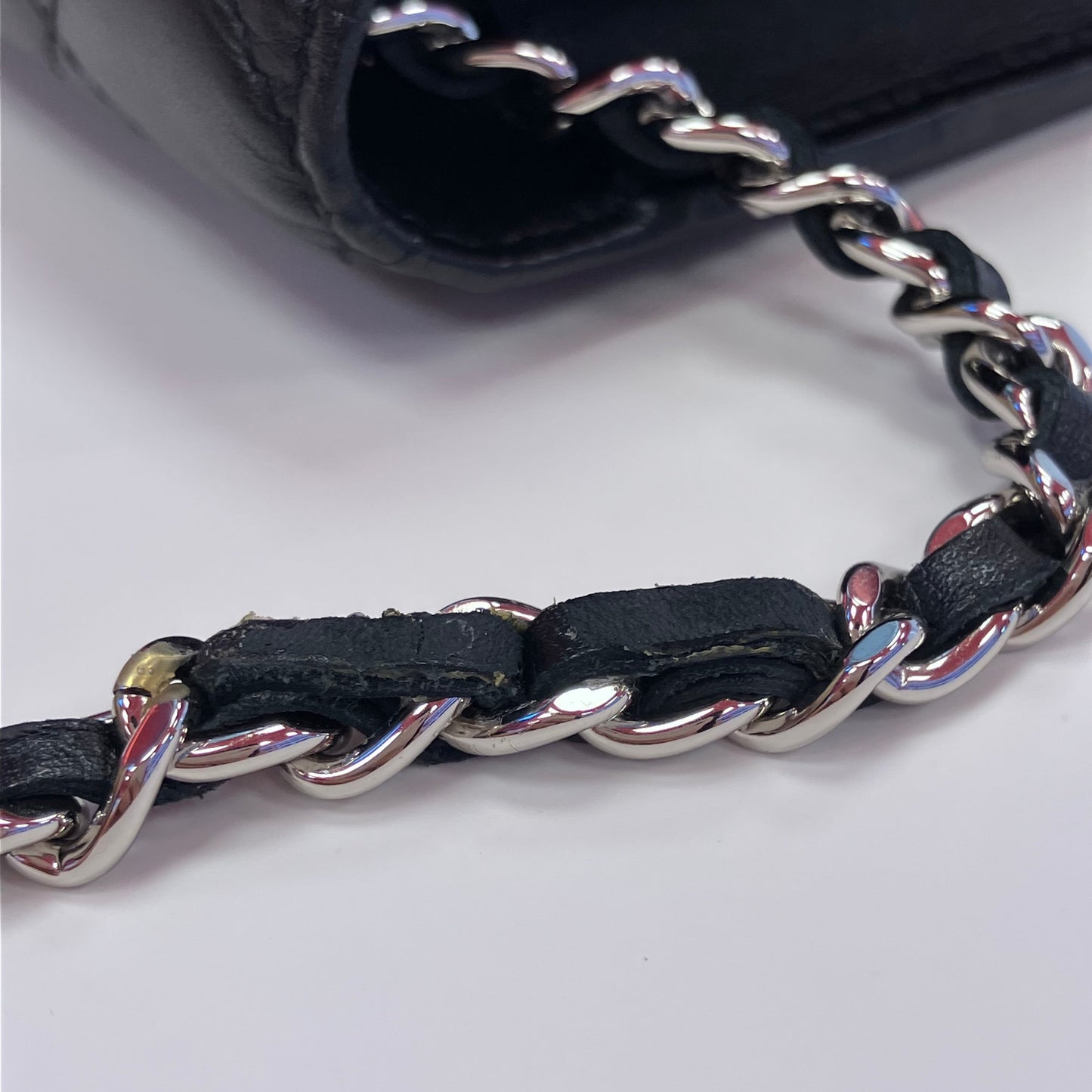 Chanel 2010-2011 Black Calfskin Cambon Ligne WOC