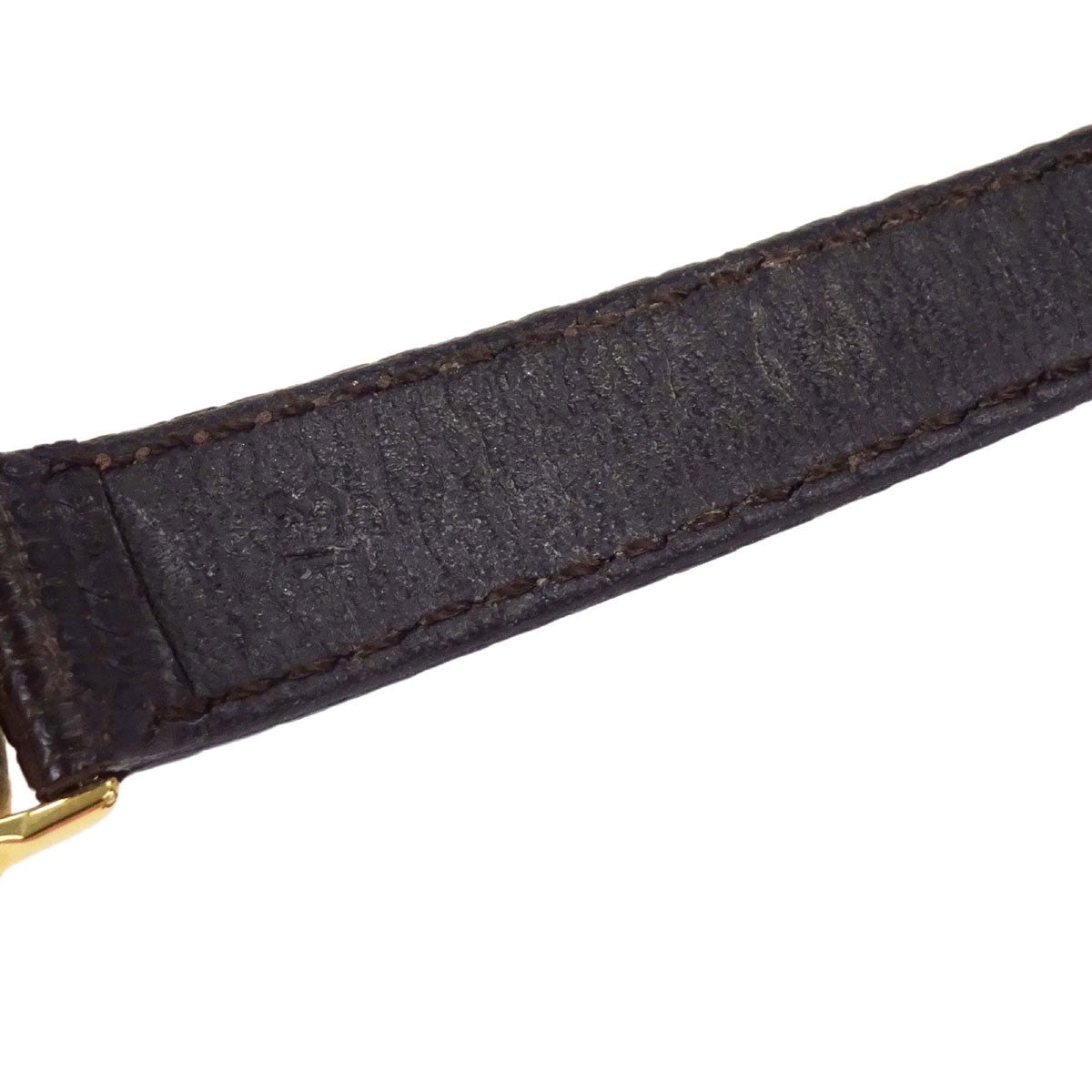 Gucci * 3000.2.L 25 mm Quartz Watch Wristwatch Gold Brown Lizard