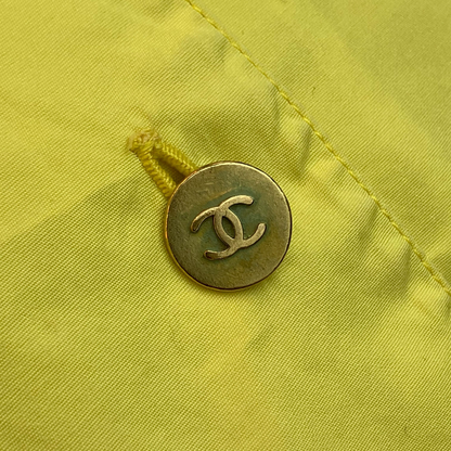 Chanel Blouse Shirt Yellow #36